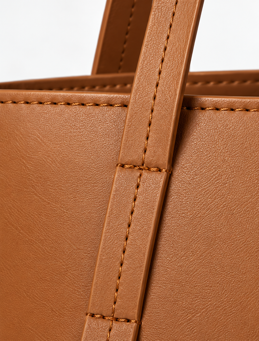 Premium Brown Leather Tote Bag Set – Elegant Handbag with Matching Pouch & Wallet