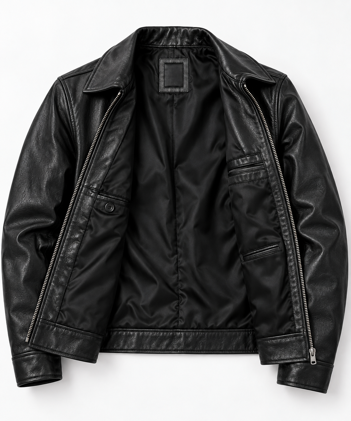 Premium Black Leather Jacket – Timeless Style, Comfort & Confident Look
