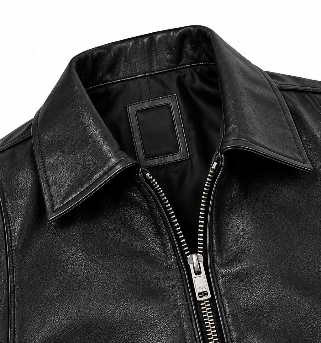 Premium Black Leather Jacket – Timeless Style, Comfort & Confident Look