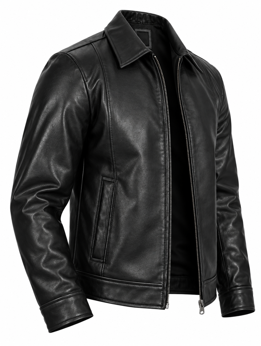 Premium Black Leather Jacket – Timeless Style, Comfort & Confident Look
