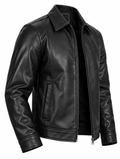 Premium Black Leather Jacket – Timeless Style, Comfort & Confident Look