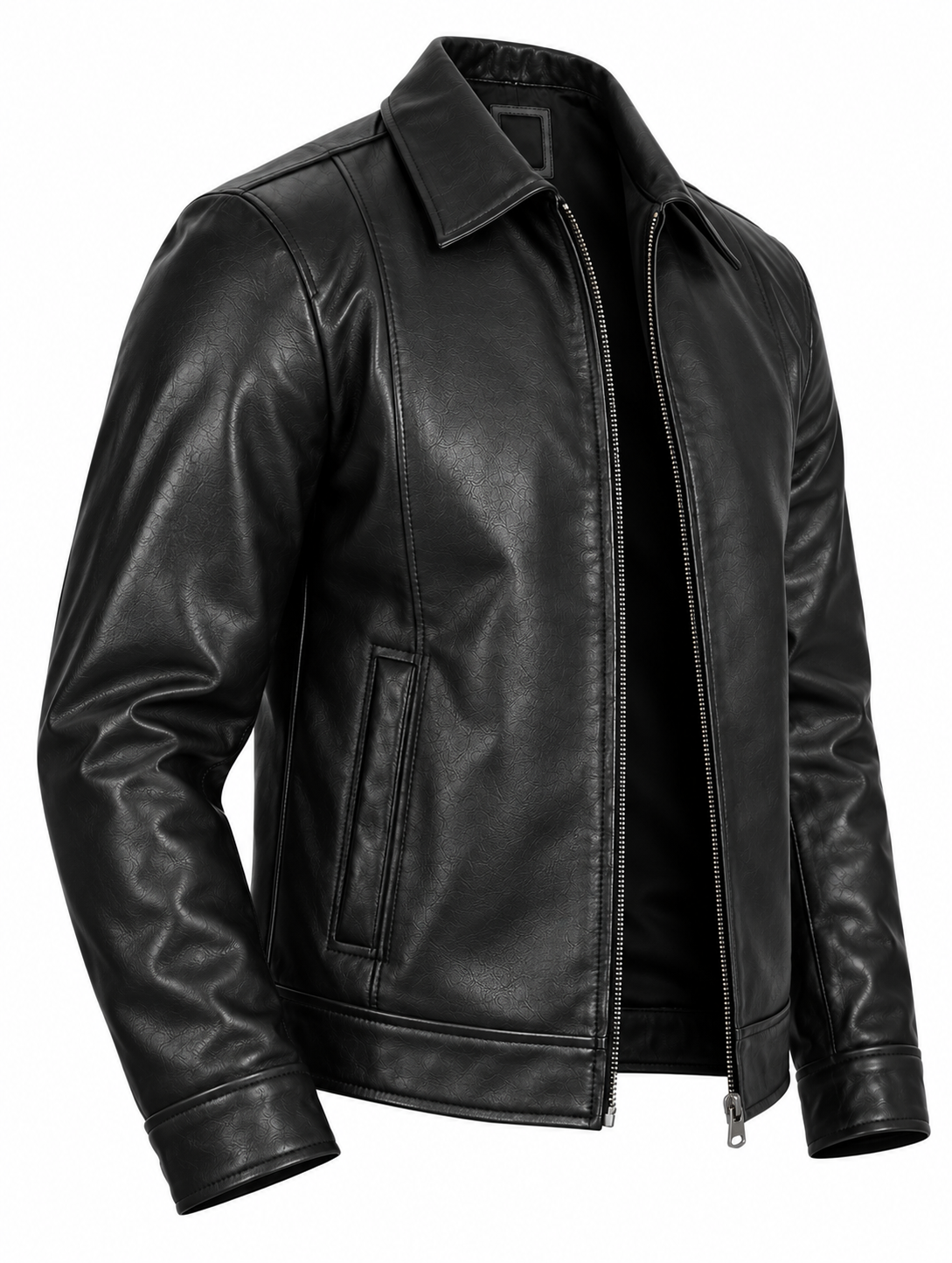 Premium Black Leather Jacket – Timeless Style, Comfort & Confident Look