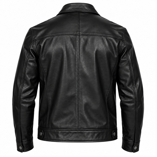 Premium Black Leather Jacket – Timeless Style, Comfort & Confident Look