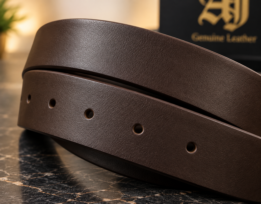 Premium Brown Leather Belt – Classic Design, Durable Finish & Sophisticated Everyday Style