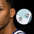 Premium Crystal Diamond Stud Earrings – Elegant, Sparkling & Timeless Jewelry for Men & Women