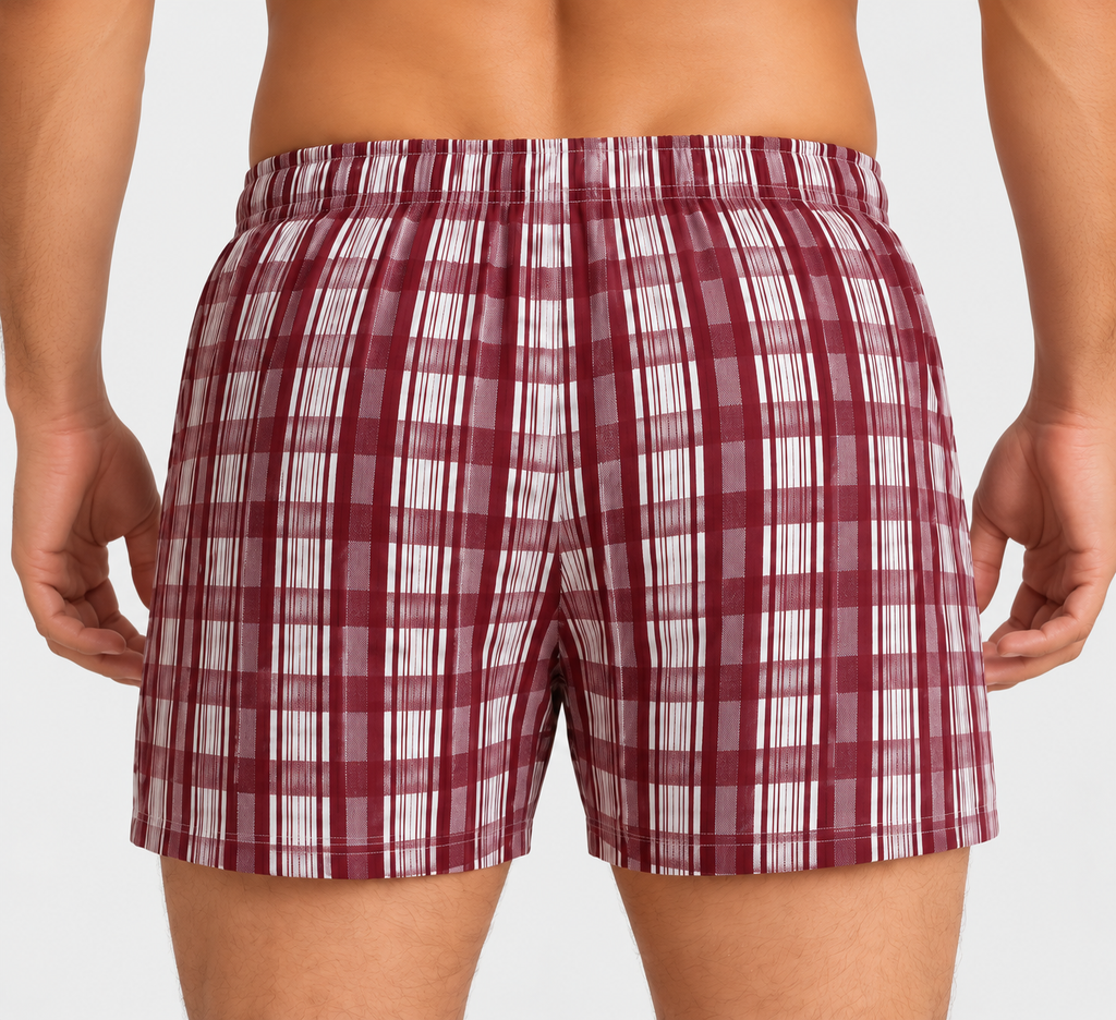Premium Plaid Cotton Boxer Shorts for Men – UOKIN | 3 Colors