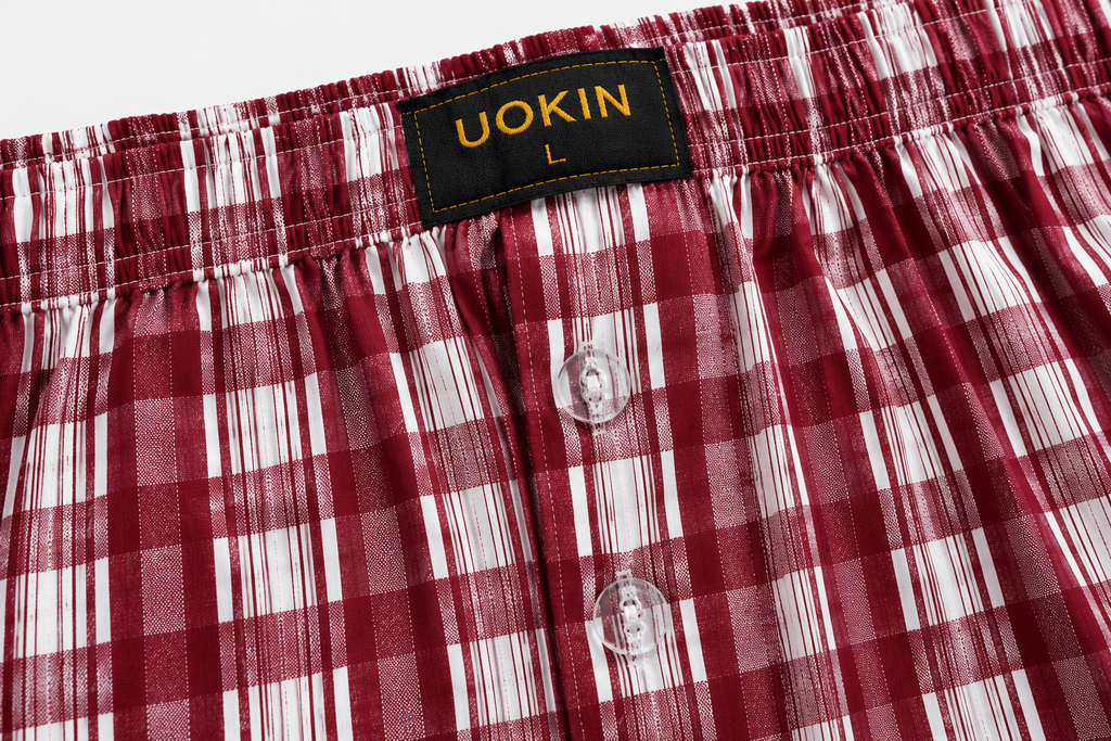 Premium Plaid Cotton Boxer Shorts for Men – UOKIN | 3 Colors