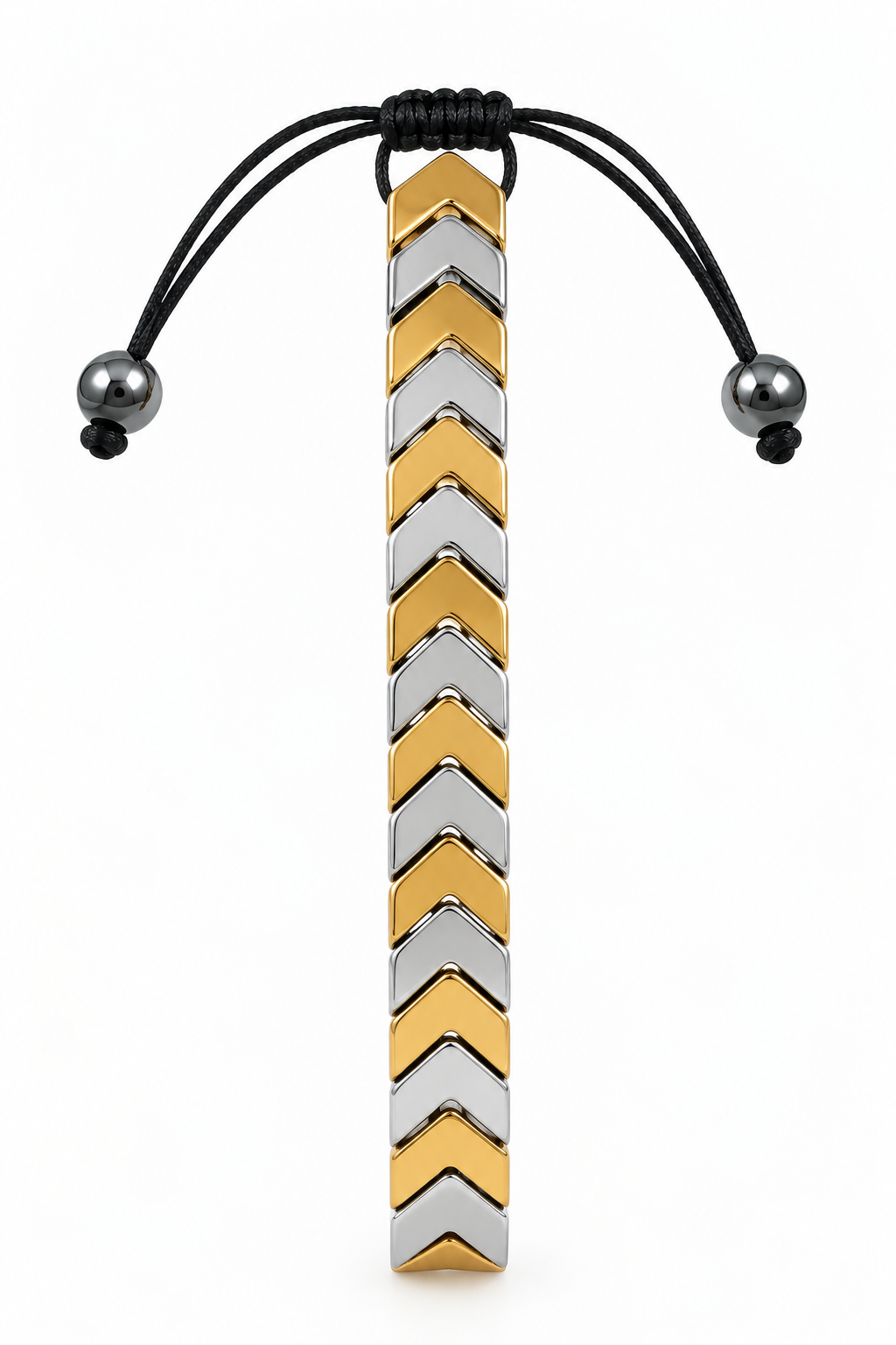 Silver Chevron Link Bracelet – Modern Style & Everyday Elegance