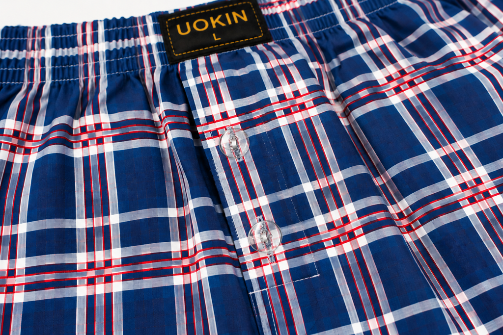 Premium Plaid Cotton Boxer Shorts for Men – UOKIN | 3 Colors